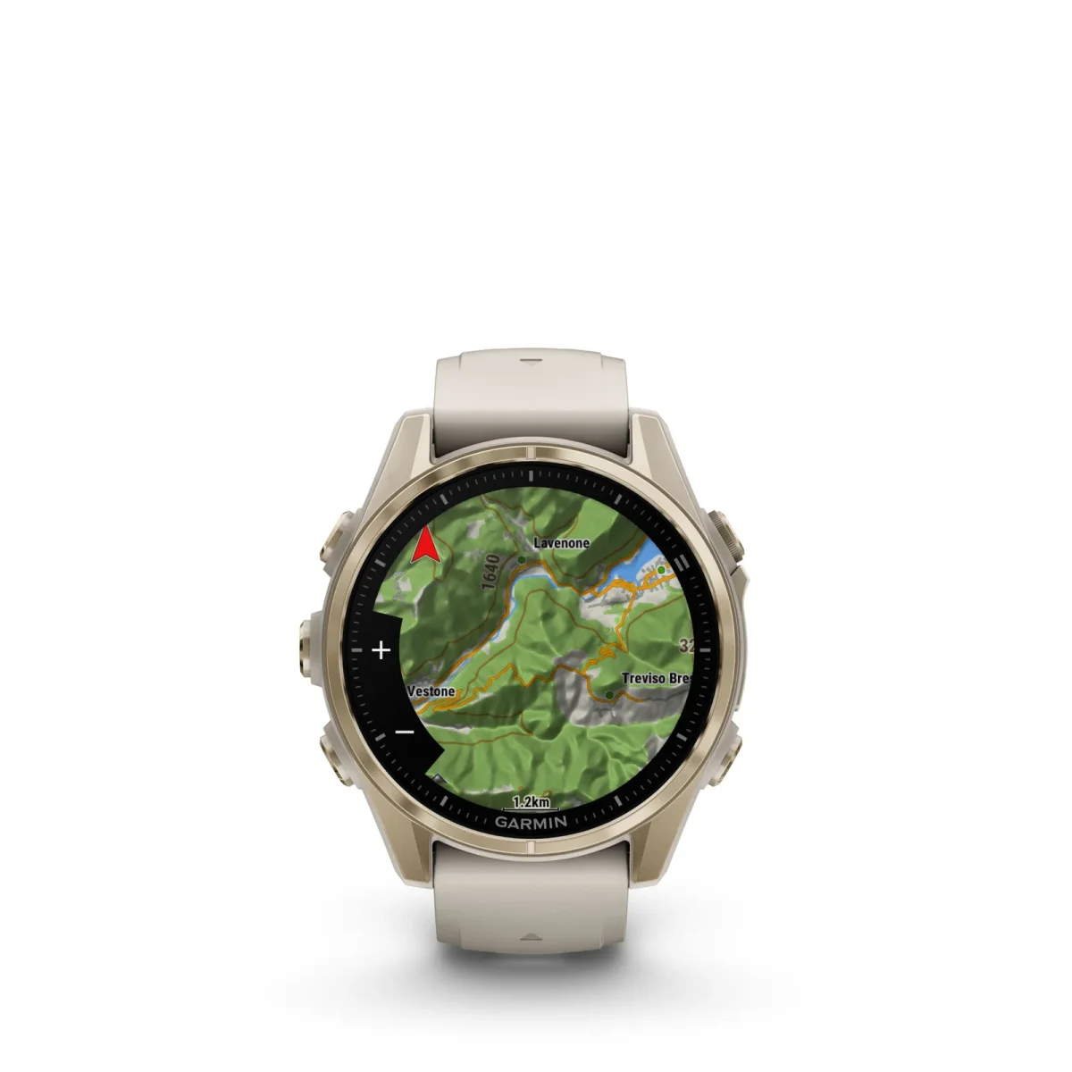 fēnix® 8 – 43 mm, AMOLED Sapphire, Dorado con correa de silicona Beige nº ref: 010-02903-11 - Imagen 8