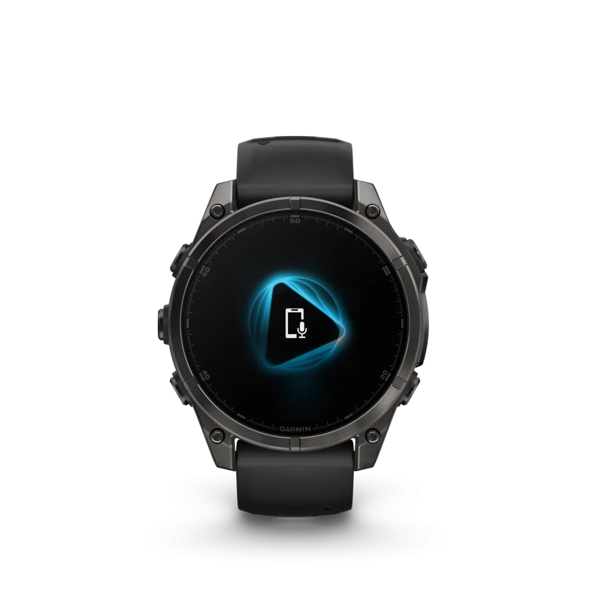fēnix® 8 – 47 mm, AMOLED Sapphire, Titanio con revestimiento de DLC con correa de silicona negra/gris nº ref: 010-02904-21 - Imagen 8