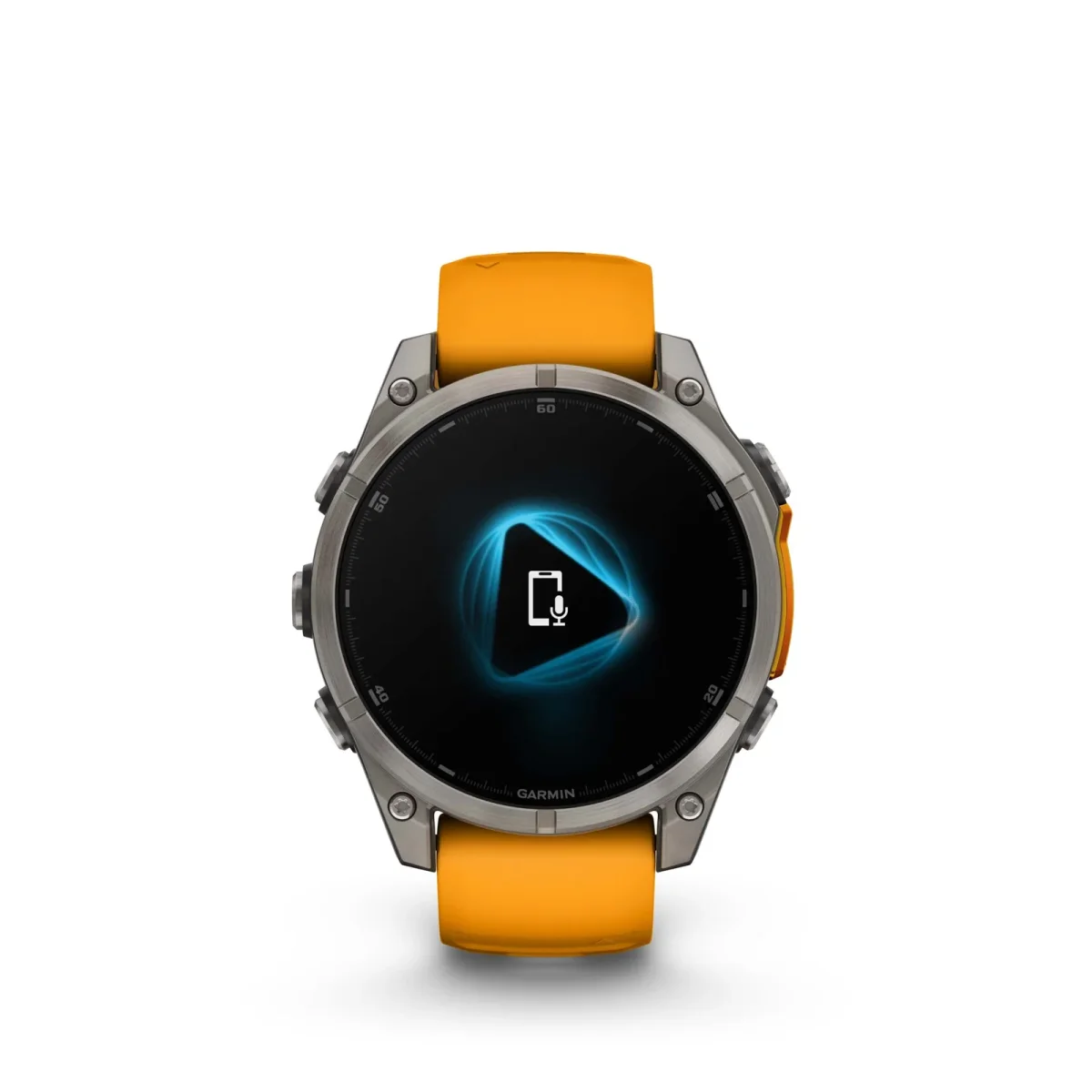fēnix® 8 – 47 mm, AMOLED Sapphire, Titanio con correa de silicona naranja  nº ref: 010-02904-11 - Imagen 4