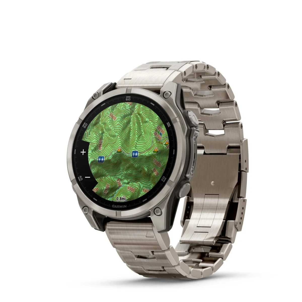fēnix® 8 – 47 mm, AMOLED Sapphire, Titanio con Pulsera de titanio con aberturas de ventilación nº ref: 010-02904-40 - Imagen 3