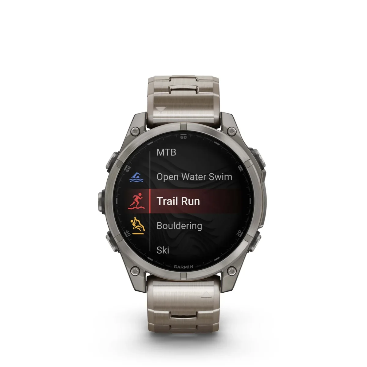 fēnix® 8 – 47 mm, AMOLED Sapphire, Titanio con Pulsera de titanio con aberturas de ventilación nº ref: 010-02904-40 - Imagen 5