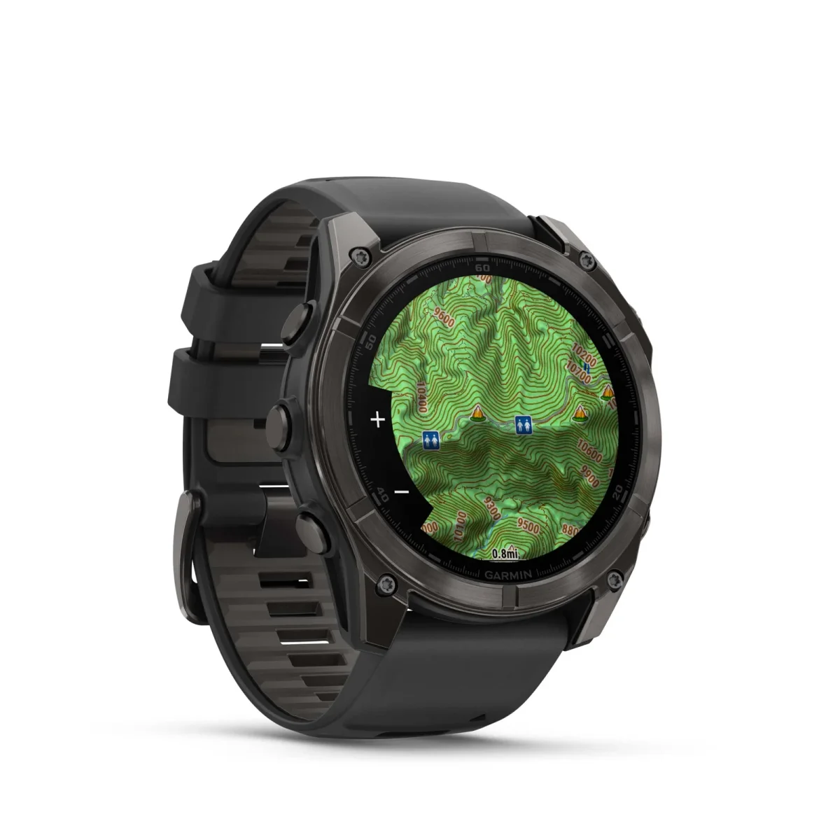 fēnix® 8 – 51 mm, AMOLED Sapphire, DLC de color gris carbón con correa de silicona negra nº ref: 010-02905-21 - Imagen 3