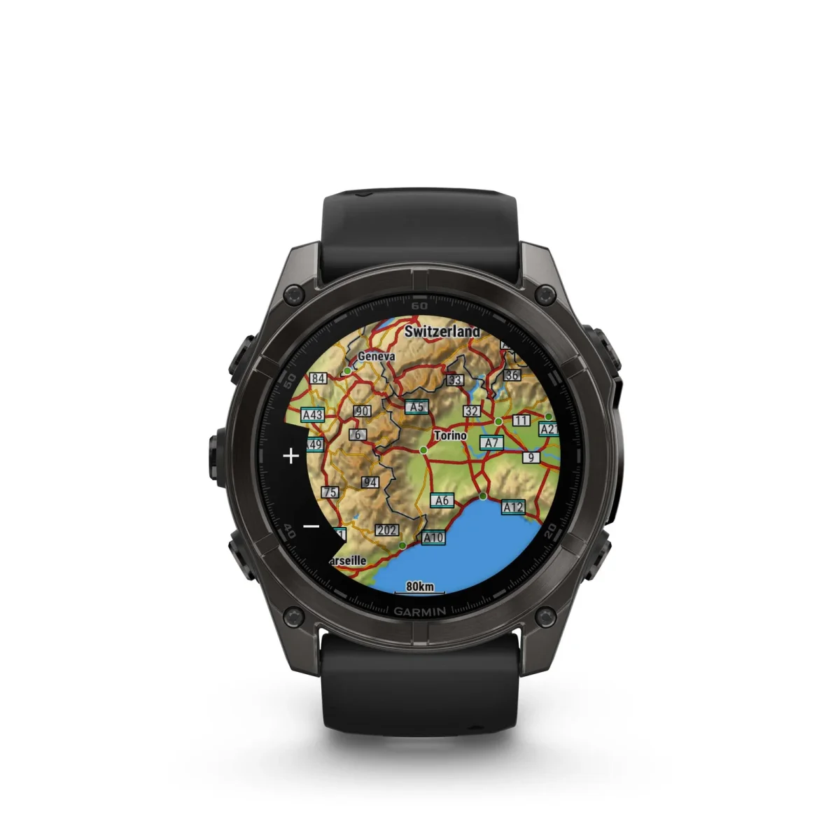 fēnix® 8 – 51 mm, AMOLED Sapphire, DLC de color gris carbón con correa de silicona negra nº ref: 010-02905-21 - Imagen 8