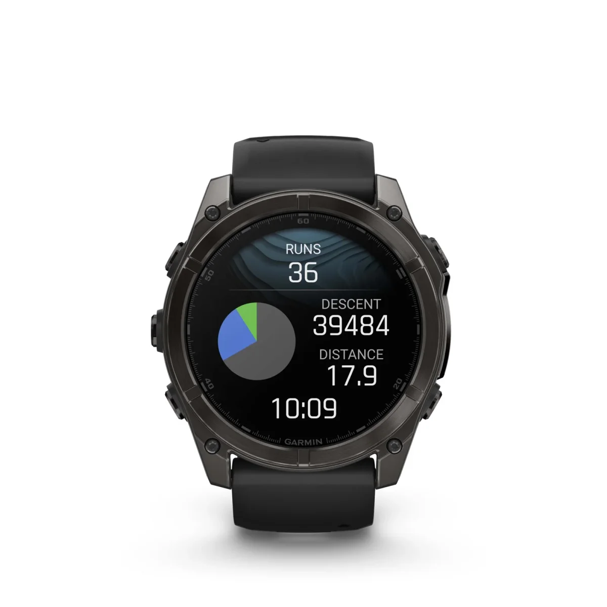 fēnix® 8 – 51 mm, AMOLED Sapphire, DLC de color gris carbón con correa de silicona negra  nº ref: 010-02905-21 - Imagen 5