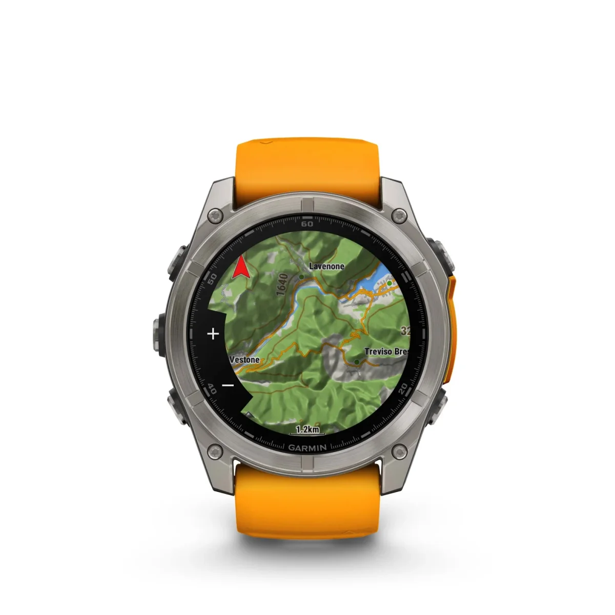 fēnix® 8 – 51 mm, AMOLED Sapphire, Titanio con correa de silicona naranja nº ref: 010-02905-11 - Imagen 6