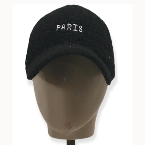 GORRA BUCLE TIPO LANA. CH. EC-A2128. NEGRO PARIS. - Imagen 3