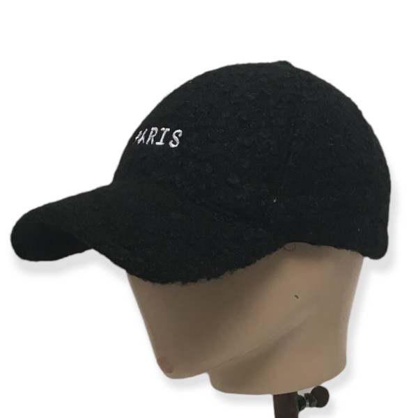 GORRA BUCLE TIPO LANA. CH. EC-A2128. NEGRO PARIS. - Imagen 4