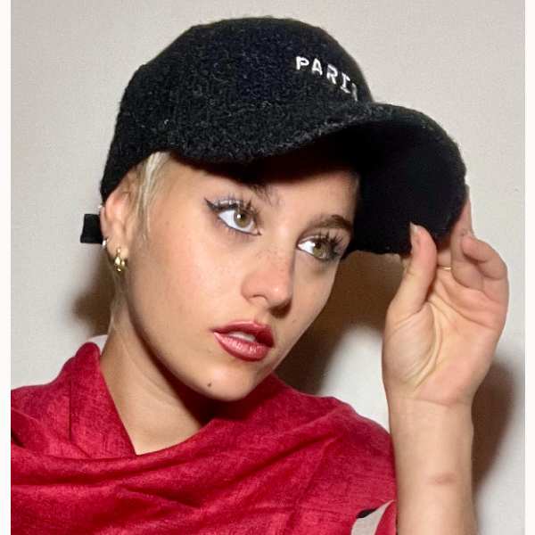 GORRA BUCLE TIPO LANA. CH. EC-A2128. NEGRO PARIS.