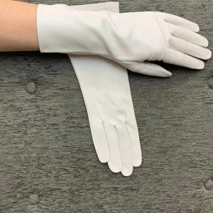 Guantes de Piel Color Beig