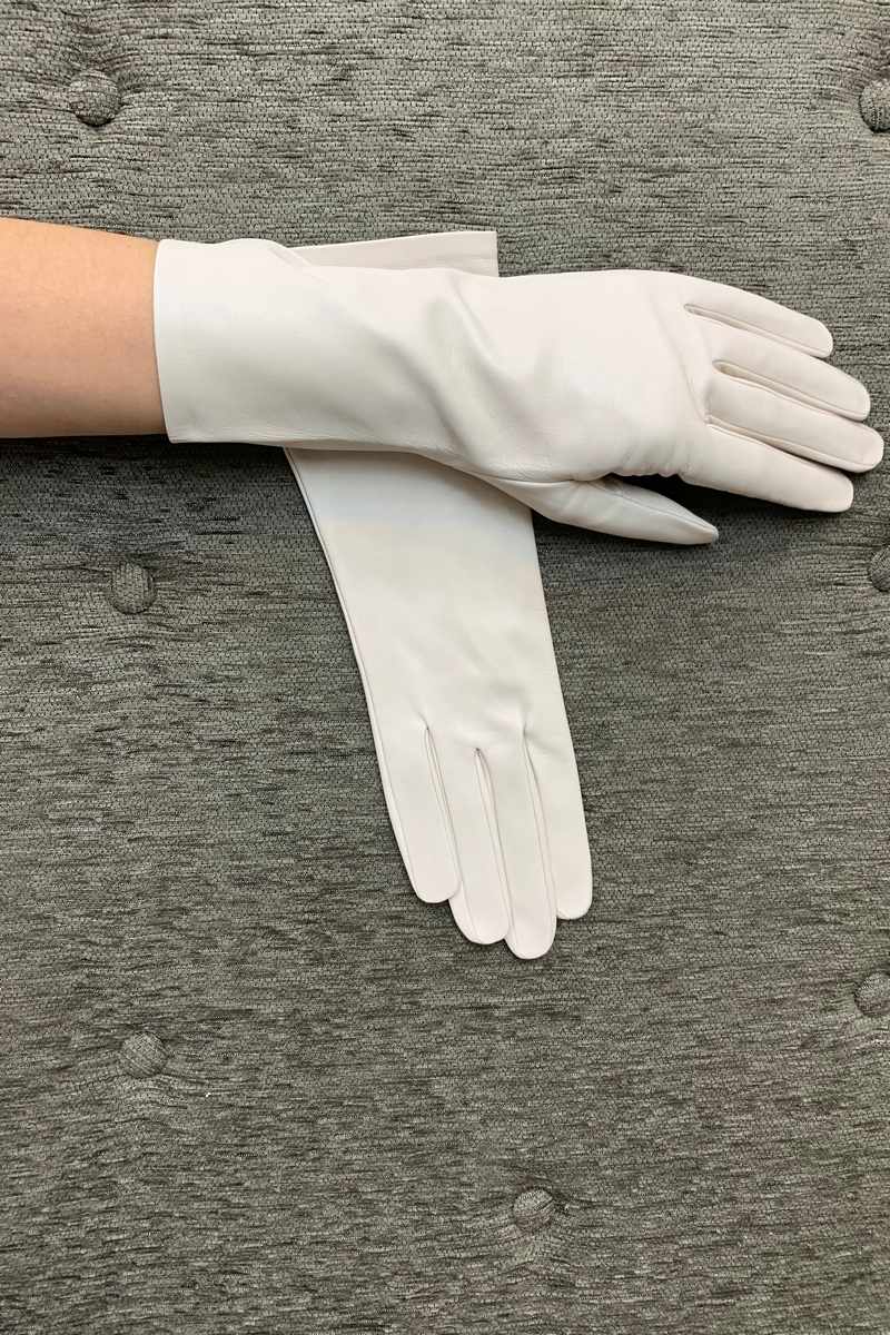 Guantes de Piel Color Beig