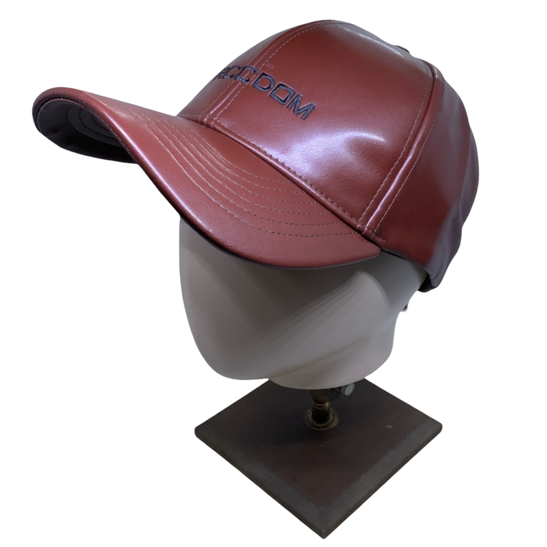 Gorra De Eco Cuero CH. EC24-014 Marrón