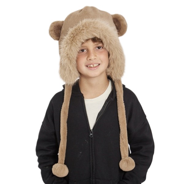 Gorro Con Orejas Y2040-15 Camel - Imagen 3