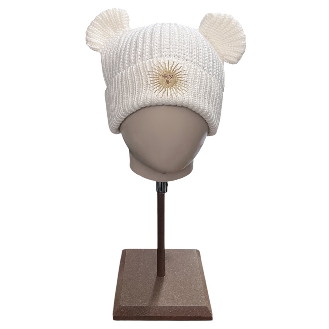 Gorro Tejido con Orejas y Sol de Mayo DTF