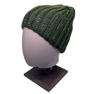 Gorro liso con brillo DA. 15883-Verde