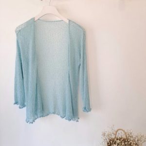 Chaqueta mágica azul empolvado