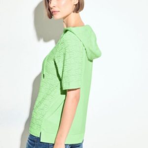 Camiseta con capucha lima