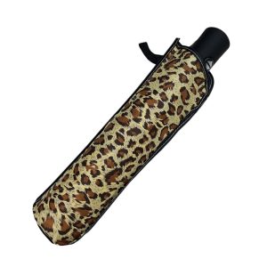 Paraguas de Cartera Da. 241249 Animal – Amarillo/Marrón
