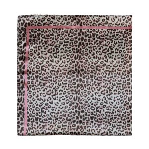 Pañuelo Simil Seda Da. 24213/13 Animal – Rosa