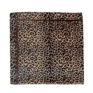 Pañuelo Simil Seda Da. 24213/13 Animal – Marron