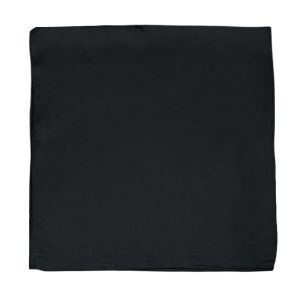 Pañuelo Simil Seda Da. Liso – Negro