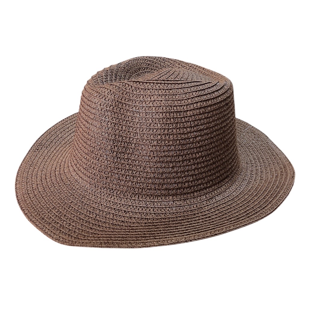 Sombrero Simil Rafia Ca. Y-1860-16 Chocolate