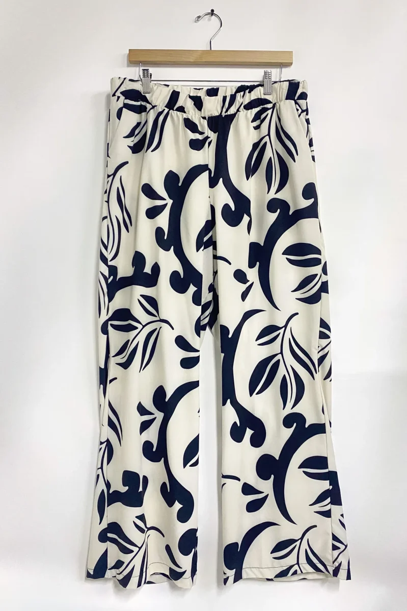 Pantalón de Vestir Curvy Recto Estampado - Imagen 2