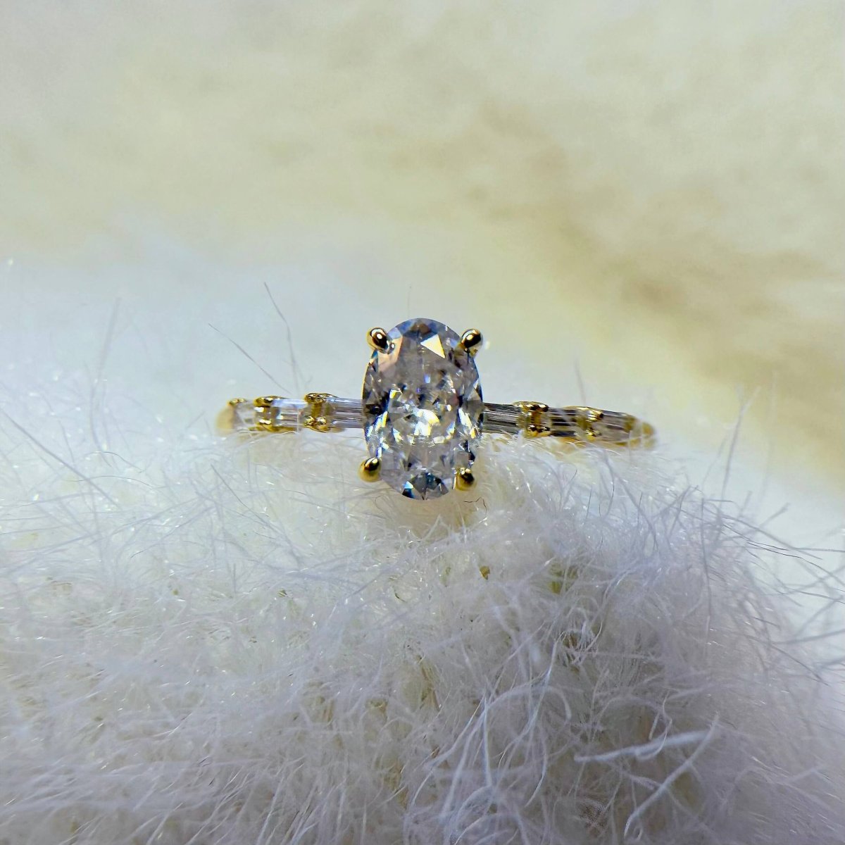 Anillo Maelis Moisanita 0.5ct Con Certificado GRA - Imagen 8