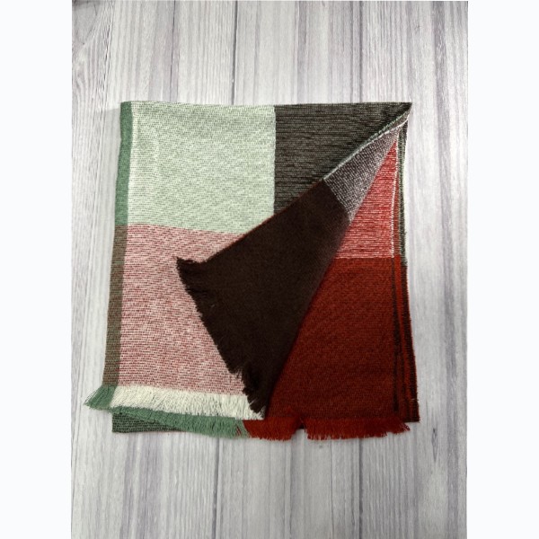 Bufandon Plus FA. 25 – Cuadros – Verde - Imagen 3