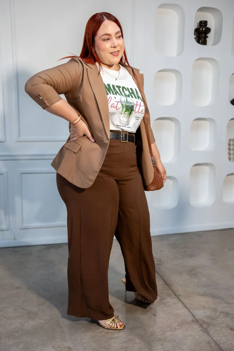 Playera Matcha Latte Curvy Blanco - Imagen 8