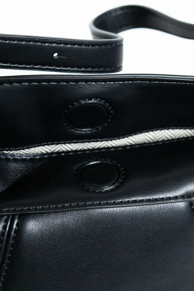 Bolsa Lisa Básica Hombro Negra - Imagen 5