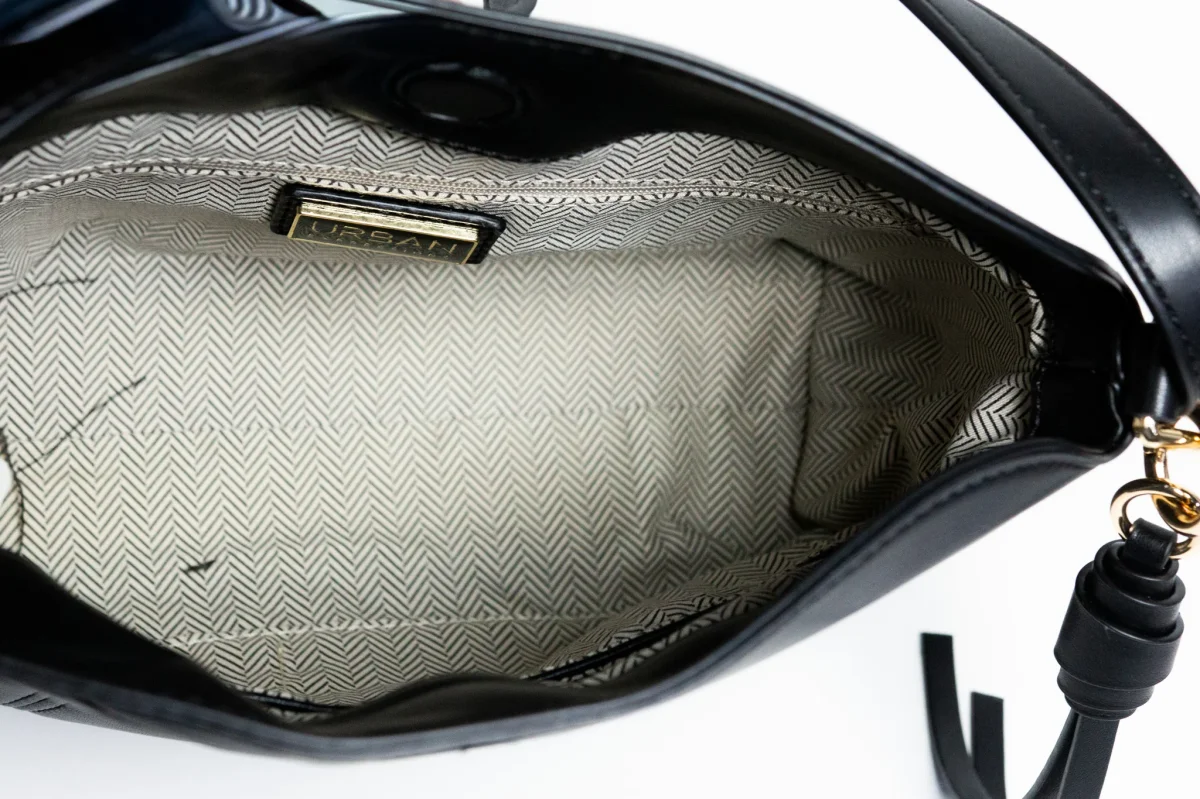 Bolsa Lisa Básica Hombro Negra - Imagen 7