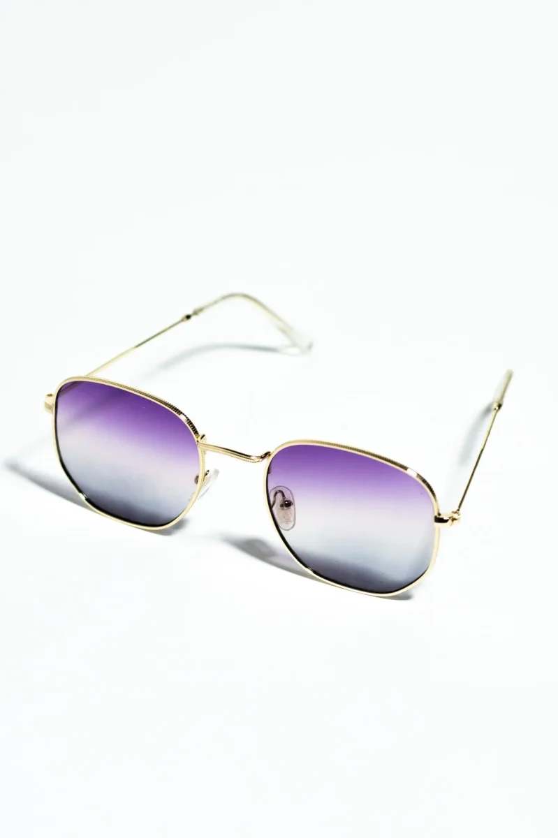 Lente de sol degradado morado - Imagen 3
