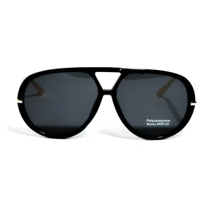 Lentes Aviador Gruesos Negros para Mujer