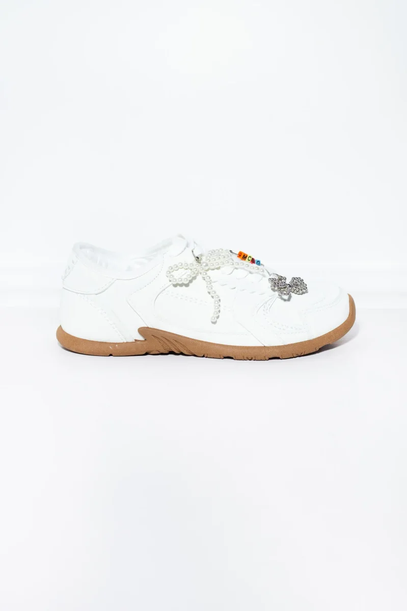 Tenis Estilo Miu Miu Blancos Plus-Friendly Casual Chic Fashion - Imagen 4