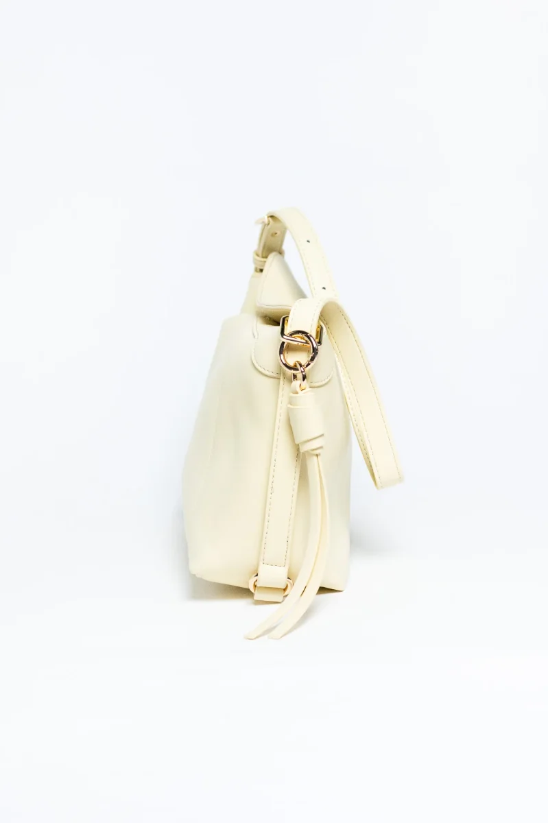 Bolsa Hobo Lisa Básica Amarillo Mantequilla - Imagen 3