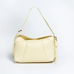 Bolsa Hobo Lisa Básica Amarillo Mantequilla