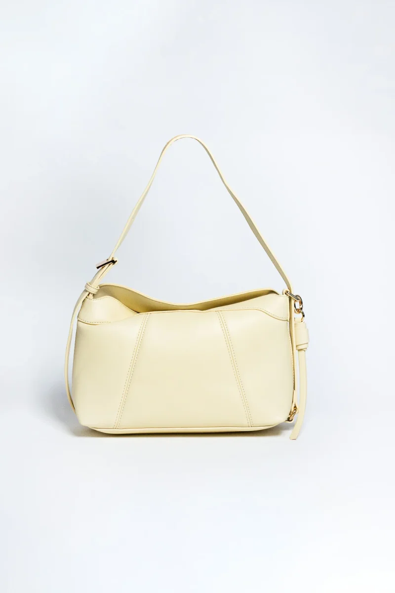 Bolsa Hobo Lisa Básica Amarillo Mantequilla - Imagen 2