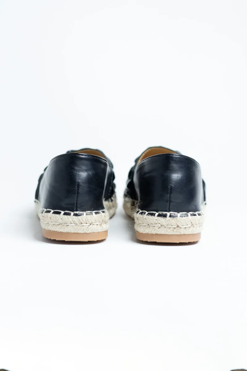 Alpargatas con textura negra - Imagen 4