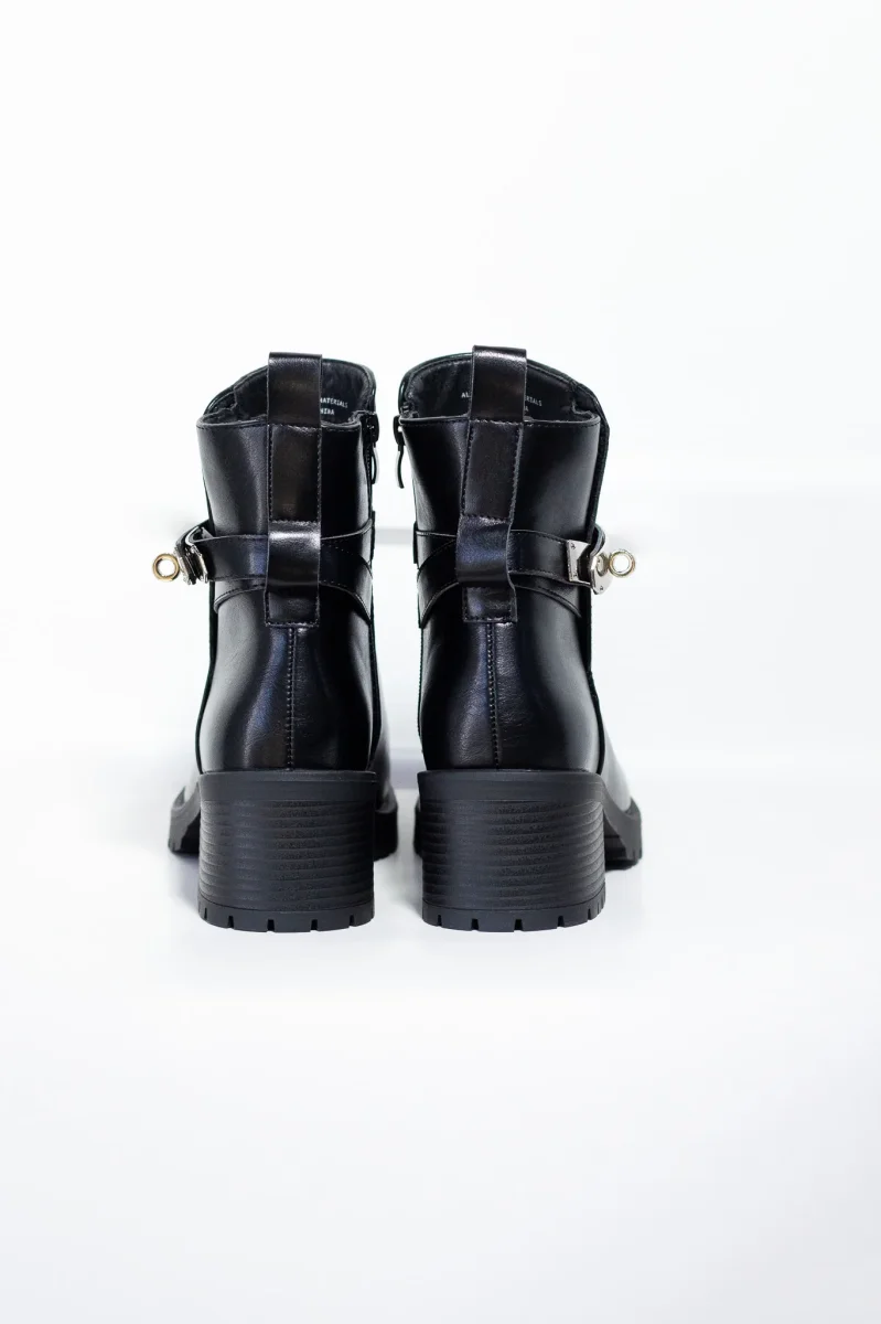 Botín Cuero Herraje Negro Plus-Friendly Edge Premium - Imagen 5