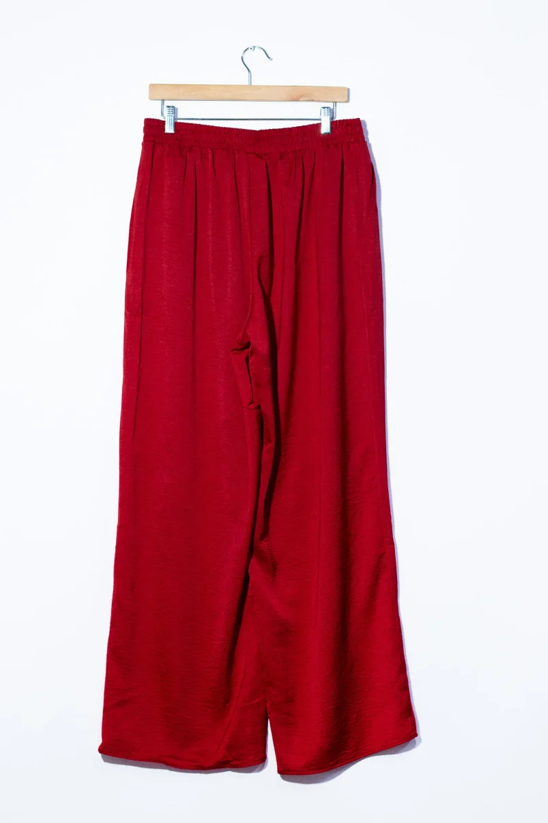 Set Curvy Pantalón Satín Brillo Sutil Elegante Eventos - Imagen 7