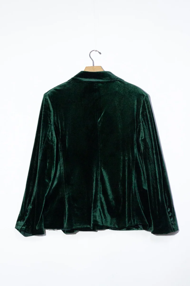 Set Curvy Pantalón Gamuza Verde Premium Look Statement - Imagen 7