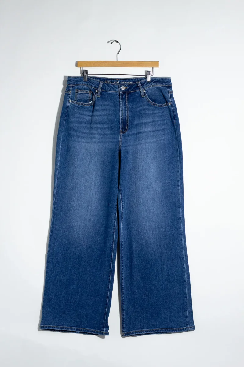 Jeans Recto Liso Curvy Oscuro - Imagen 8