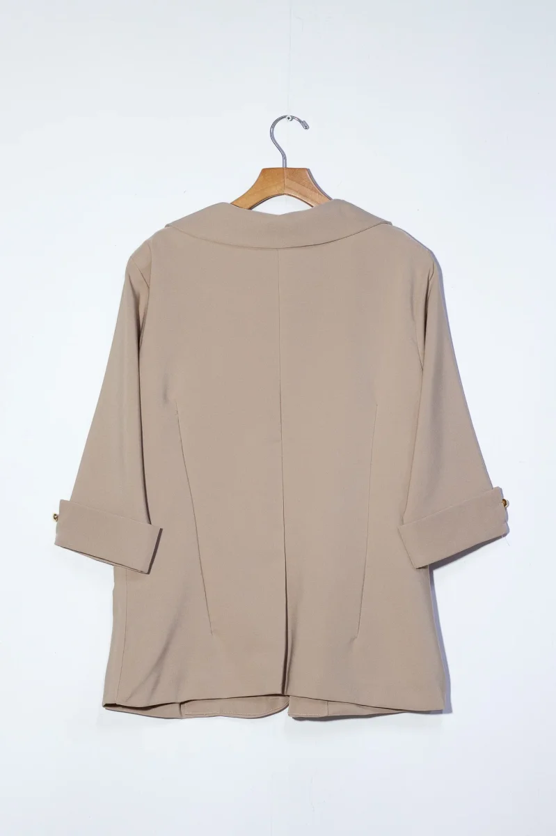 Blazer Curvy Oficina Forro Stretch Versátil Profesional - Imagen 6