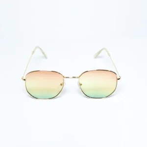Lentes de Sol Curvy Degradado Naranja Statement Fashion Verano