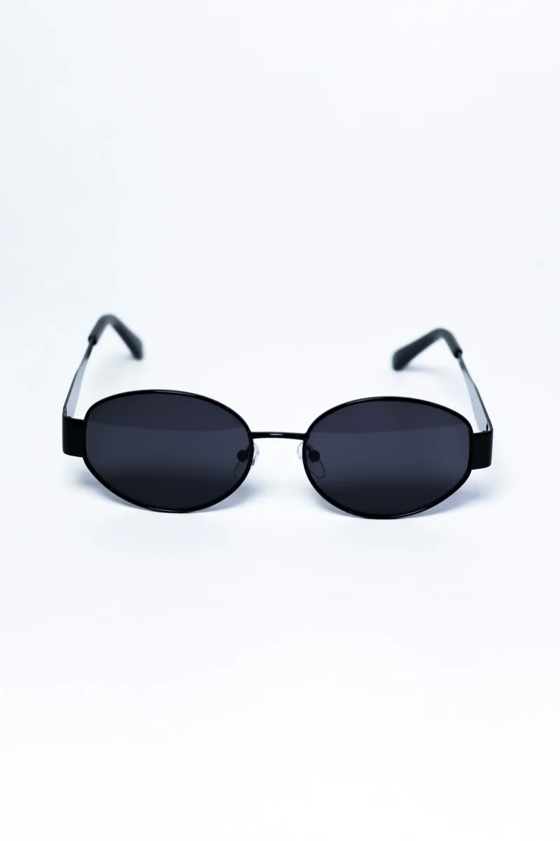 Lentes Sol Curvy-Friendly Classic Oval Black - Imagen 2