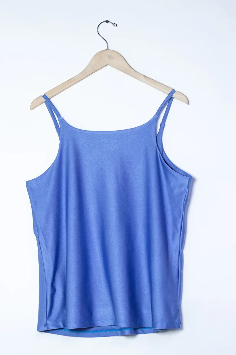 Blusa Curvy Amarilla Tirantes Escote V Vibrante Tallas Extras - Imagen 7