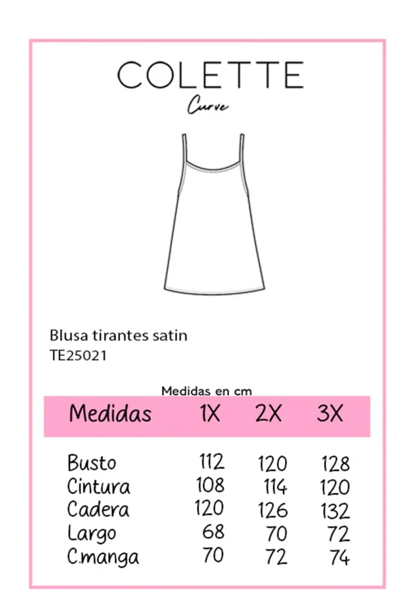 Blusa Curvy Amarilla Tirantes Escote V Vibrante Tallas Extras - Imagen 3