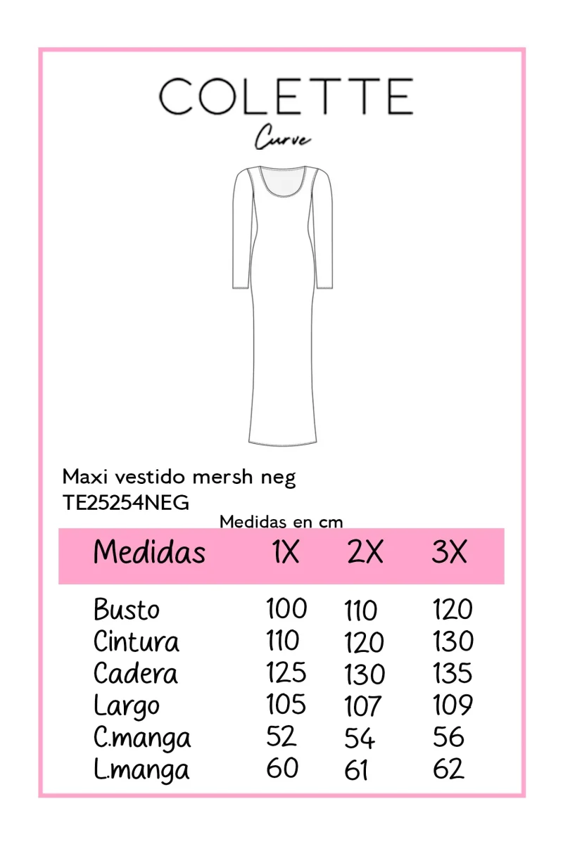 Maxi Vestido Curvy Mesh Negro Statement Eventos Sofisticado - Imagen 3