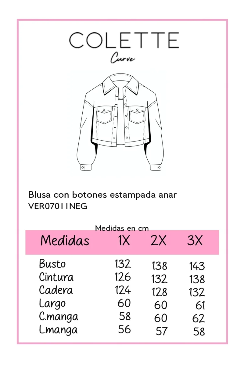 Chamarra Curvy Corta con Bolsas Clásica Versátil Atemporal - Imagen 3