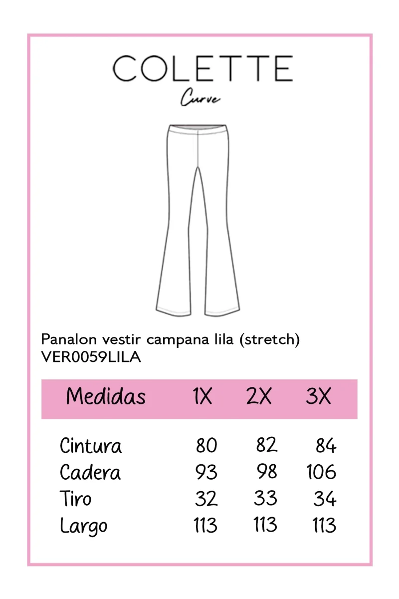 Pantalon De Vestir Campana - Imagen 3